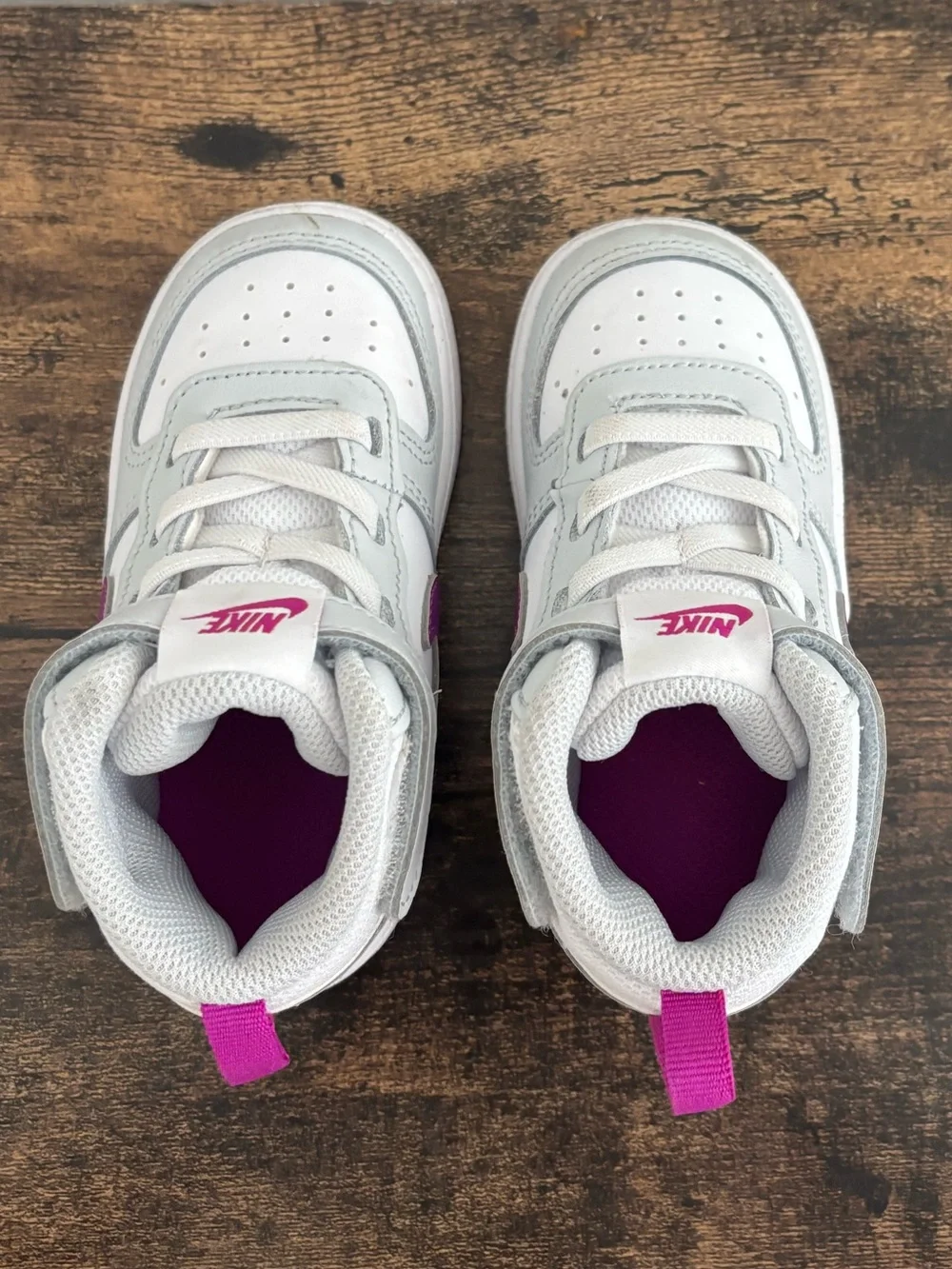 Nike Court Borough Mid sneakers in purple/white